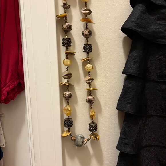 Chico's Jewelry - Chico’s Beaded Necklace with Earthy Tones